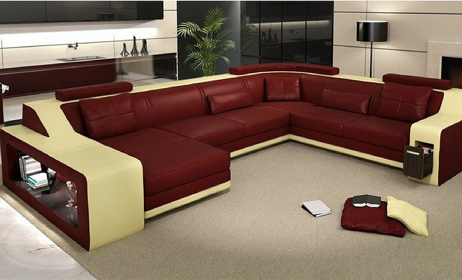 Victus Leather Sofa Lounge Set